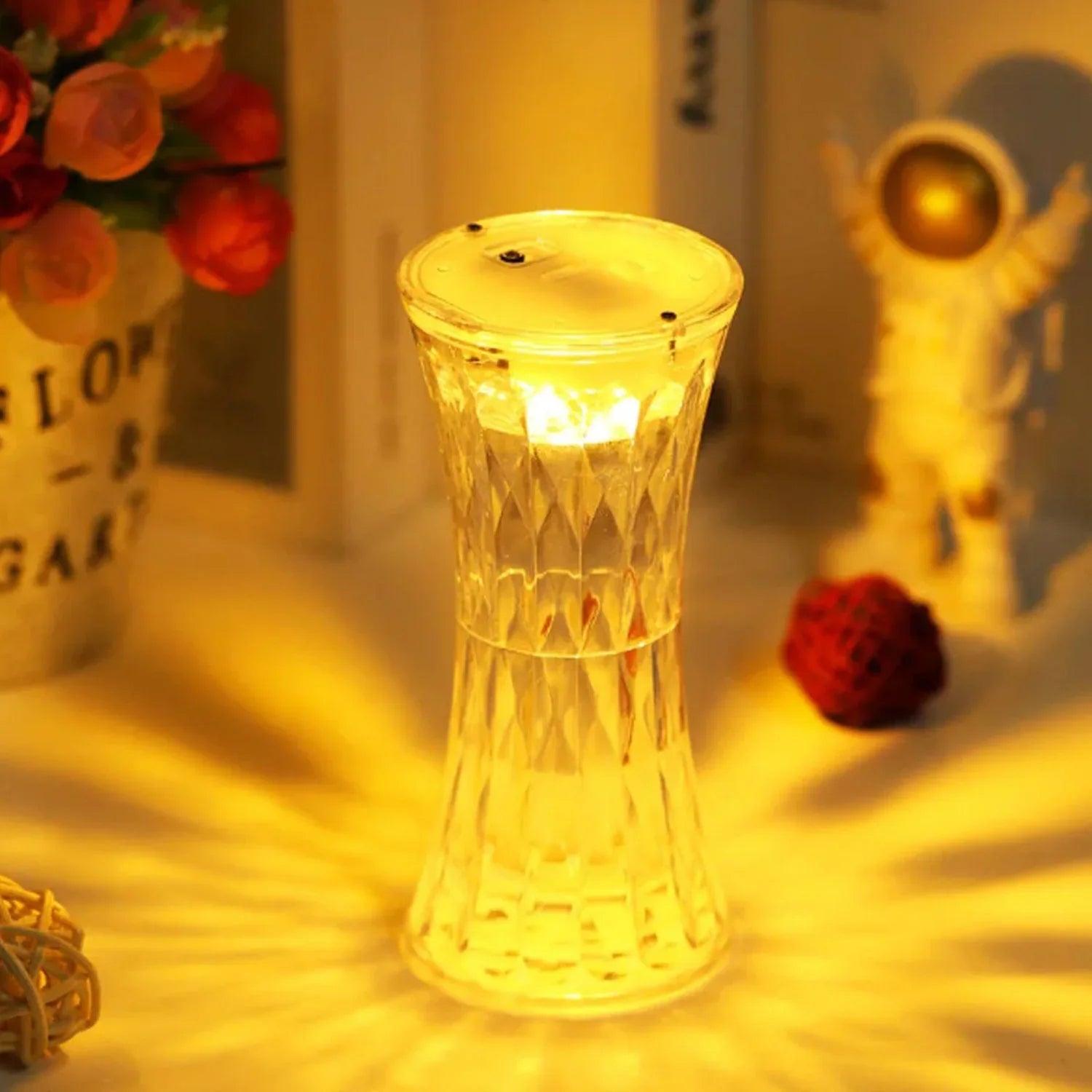 Crystal Lamp Universal Night Light Soft Lighting (1 Pc) - Zidbik
