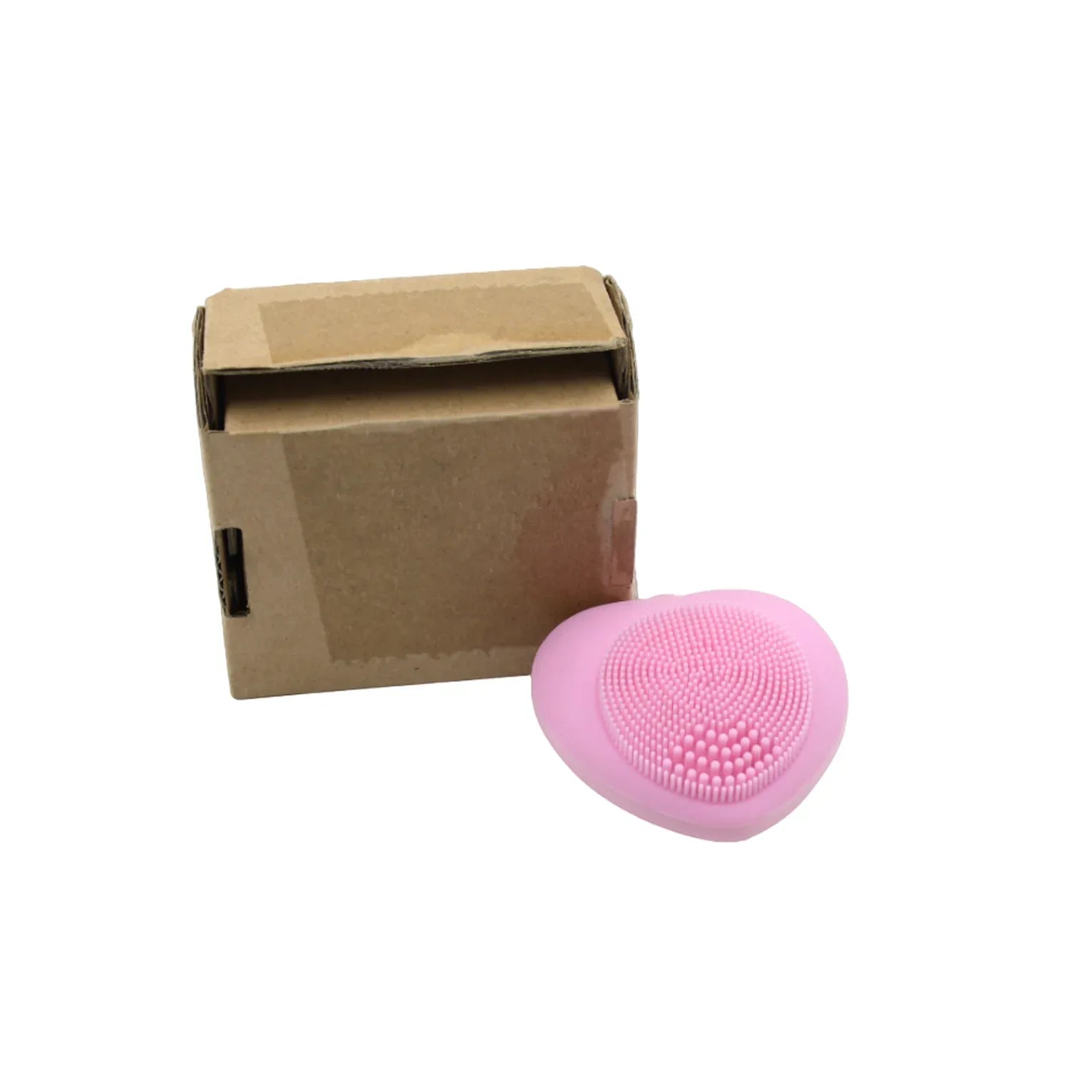 6996 Waterproof Face Wash Brush Face Scrubber Facial Cleansing Brush Exfoliating Silicone Face Hot Compress Scrubber Cleaning For Deep Skin Care Heart Shaped For Women For Home - Zidbik