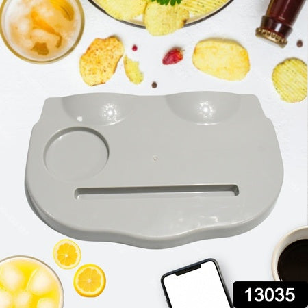 Snack Caddy Tray With A Drink Cup Holder The Ultimate Movie Night - Zidbik