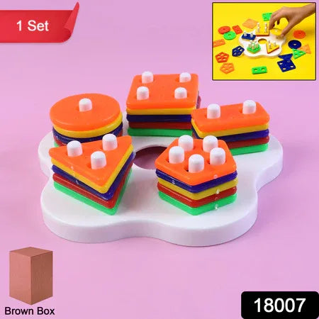 Geometric Stacking Sorter Puzzle Toy - Zidbik