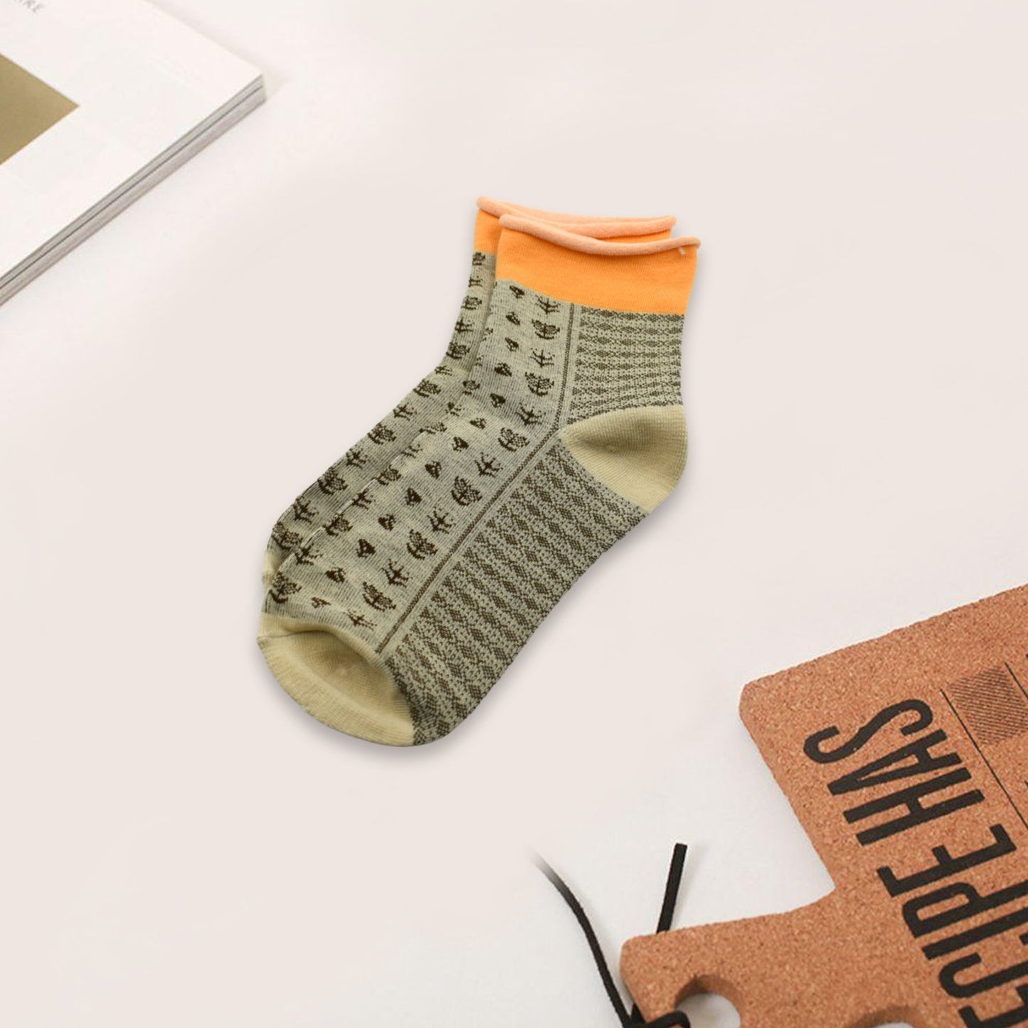 7356 Socks Breathable Thickened Classic Simple Soft Skin Friendly - Zidbik