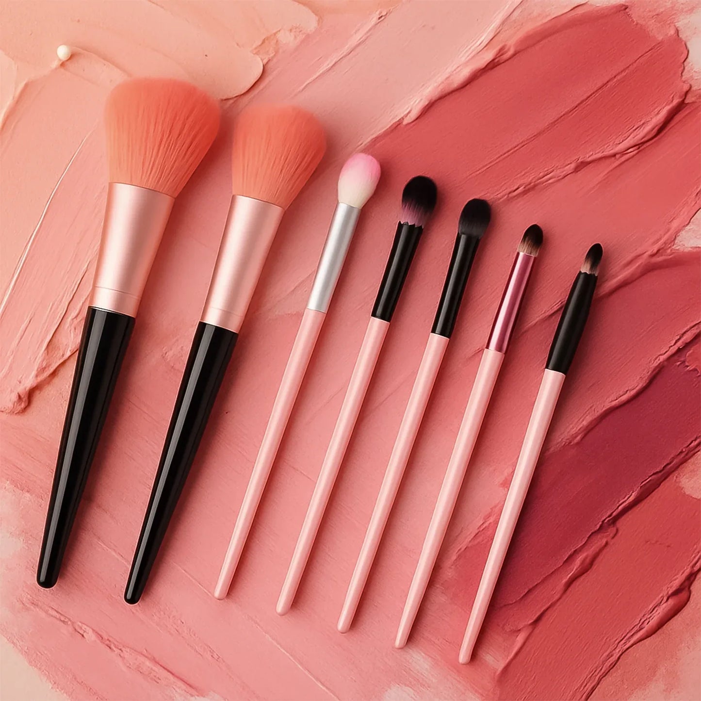 Professional Soft Makeup Brush Set (7 Pc) - Zidbik