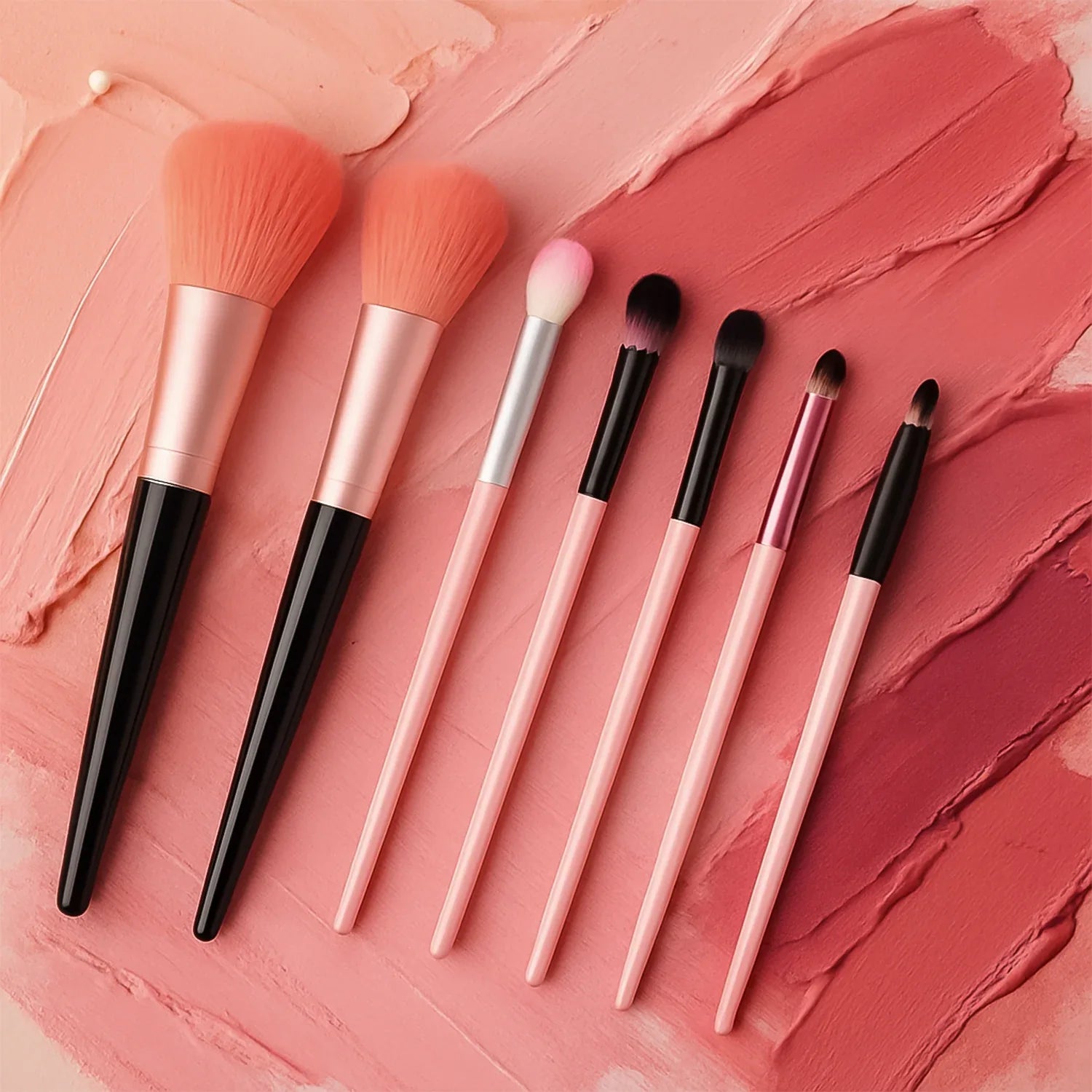 Professional Soft Makeup Brush Set (7 Pc) - Zidbik