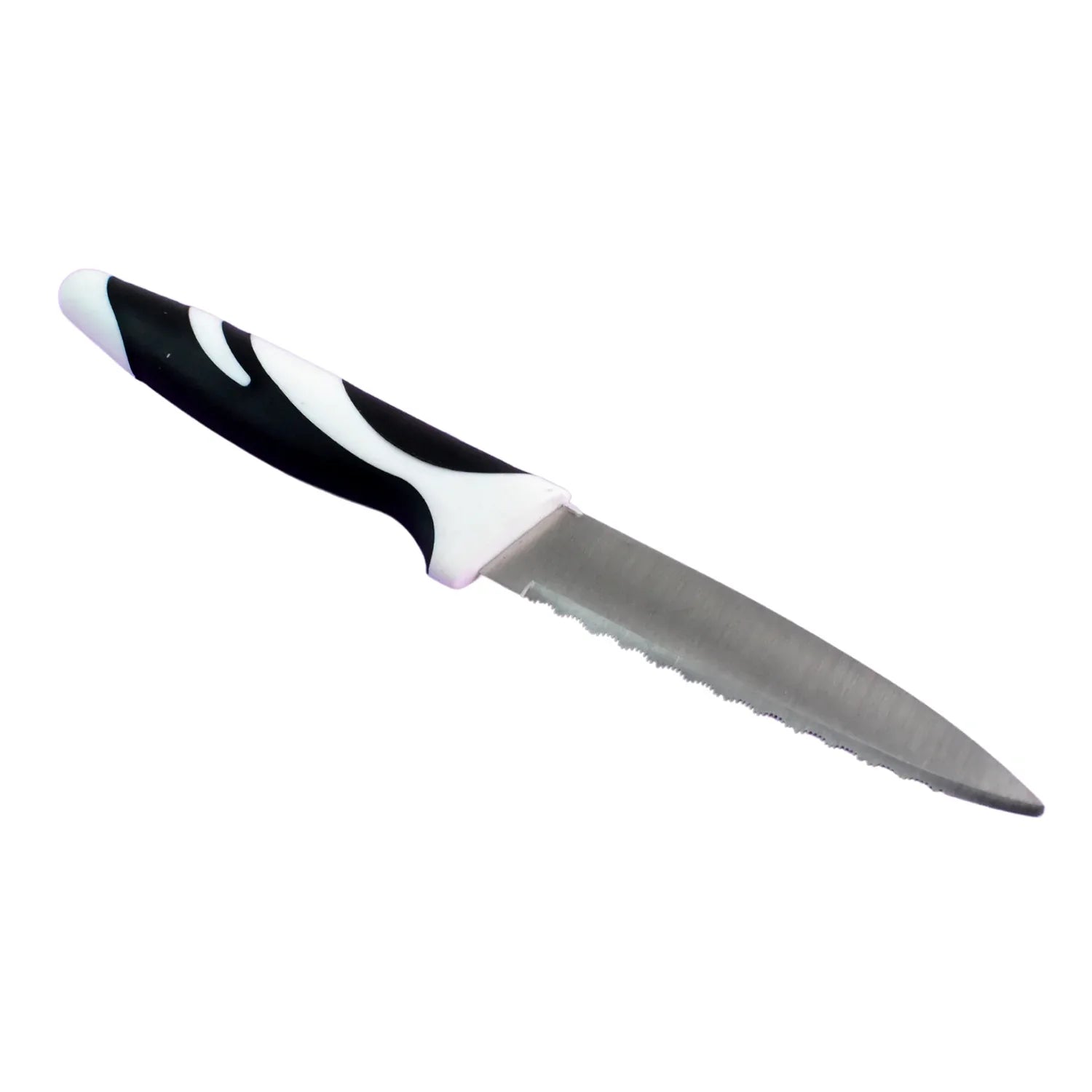 Ritu Stainless Steel Serrated Blade Zebra Kitchen Knife (1 Pc) - Zidbik