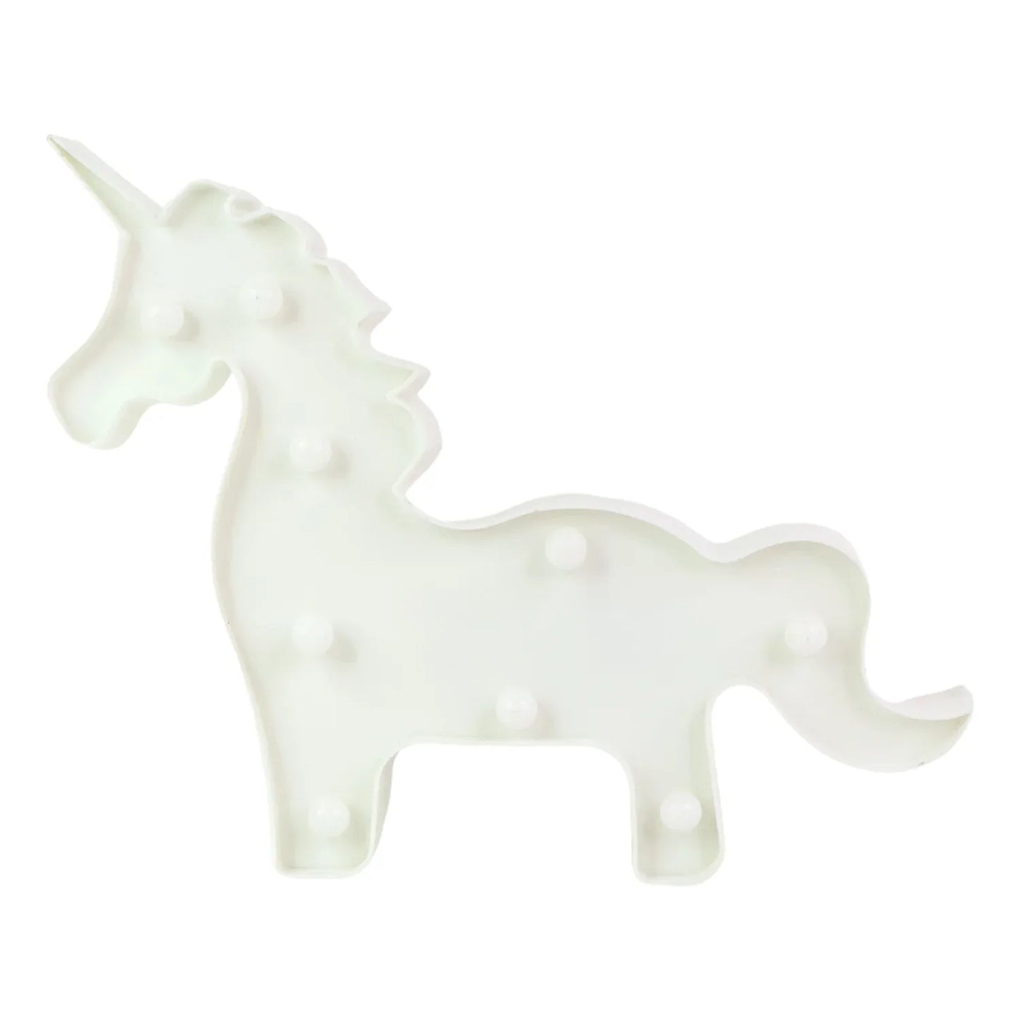 Unicorn Shaped Led Decorative Night Light (1 Pc) - Zidbik