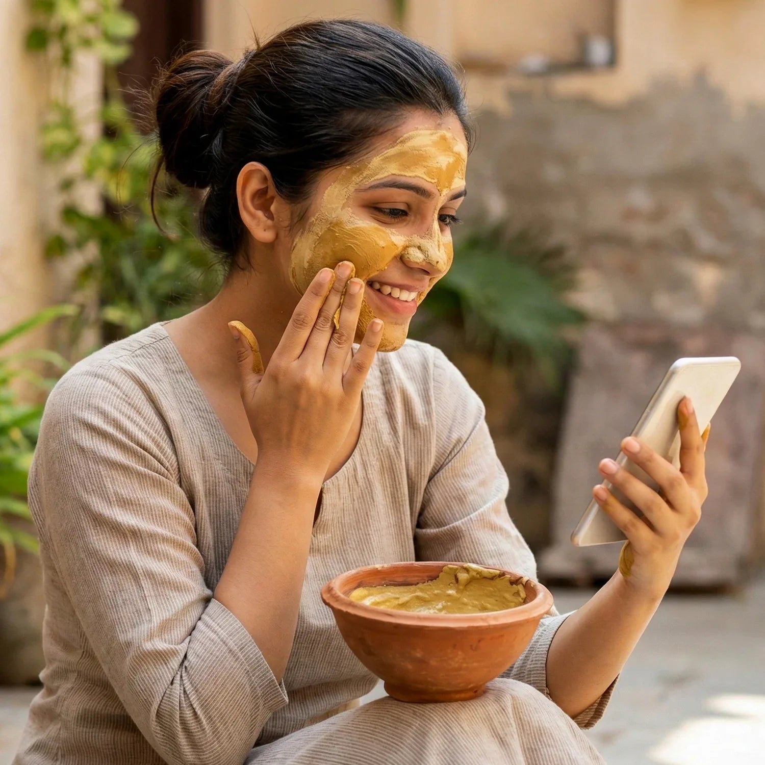 Herbal Multani Mitti Rose Based Face Pack 80 Gm - Zidbik