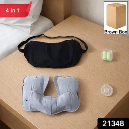 4 In 1 Travel Comfort Sleep Kit - Zidbik