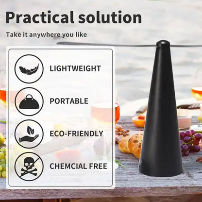 8416 Fly Protection Fan Fly Repellent Fan Non-chemical Best Solution Flies Portable Fly Protection Fan Battery And Usb Operated Table Top Insect Fly Fan For Indoor And Outdoor Use (Battery Not Included) - Zidbik