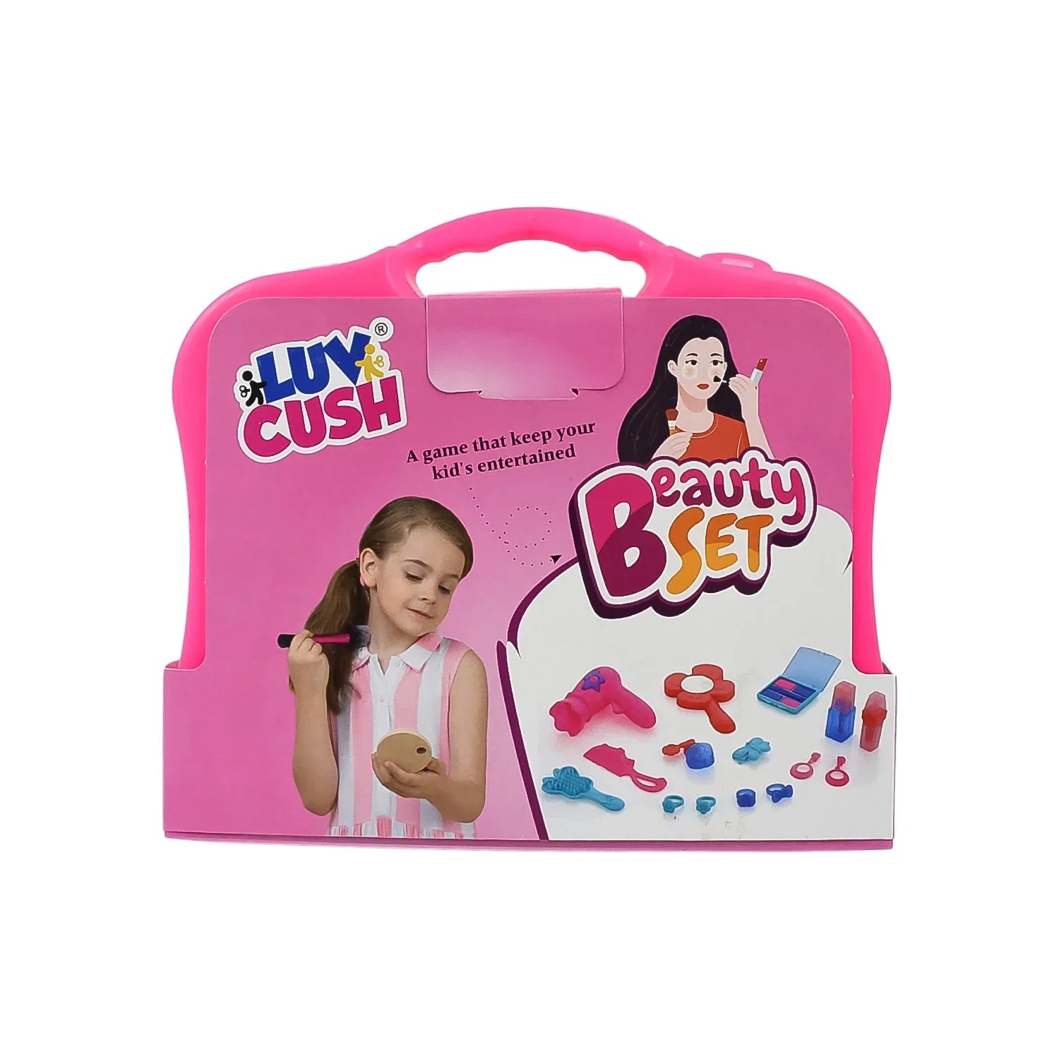 Briefcase Beauty Toy Beauty Set With (Approx 22 Pcs Set) - Zidbik