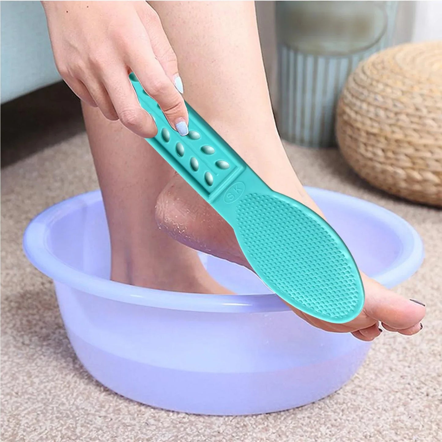 6018 Plastic Foot Scrubber Pedicure Foot Care - Zidbik