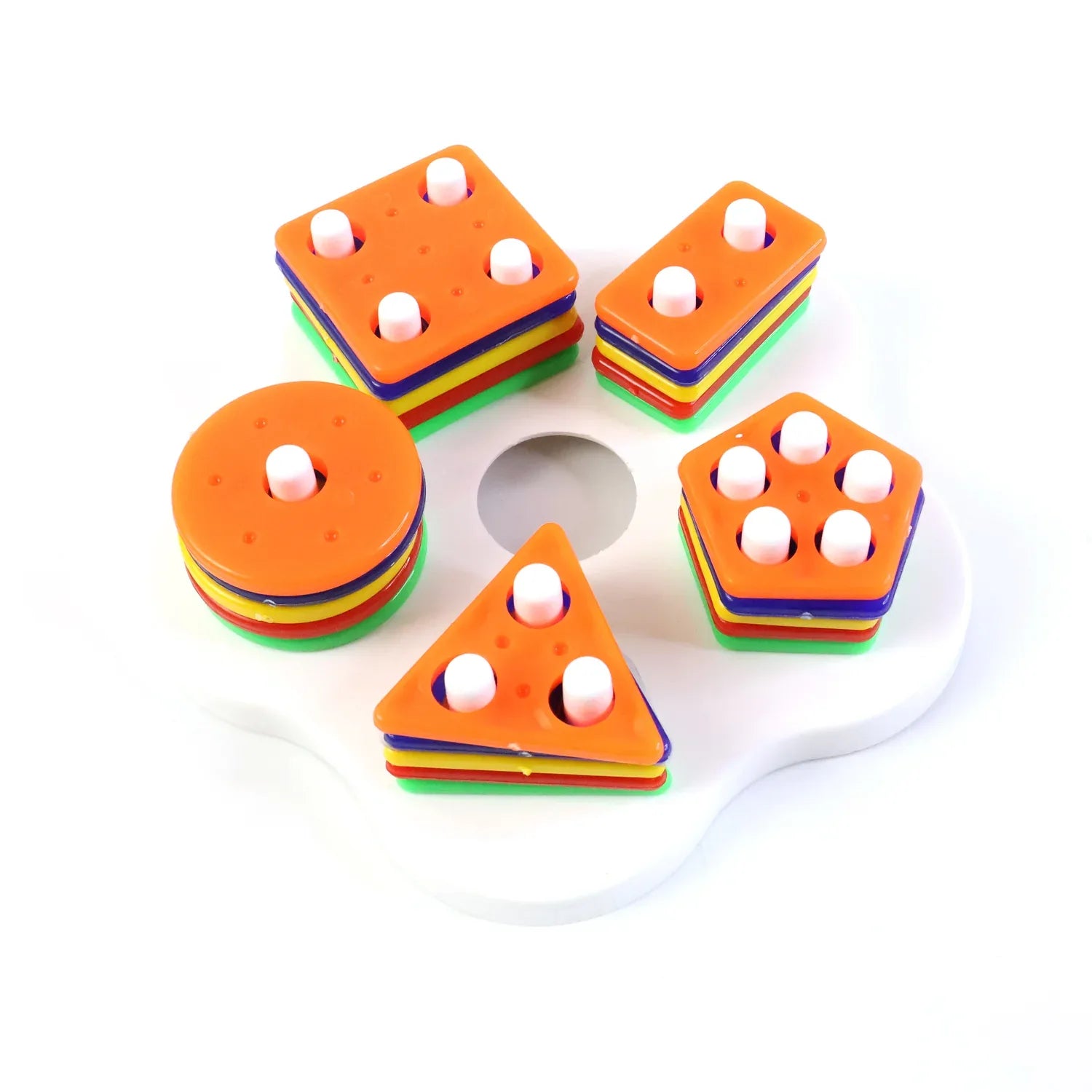 Geometric Stacking Sorter Puzzle Toy - Zidbik