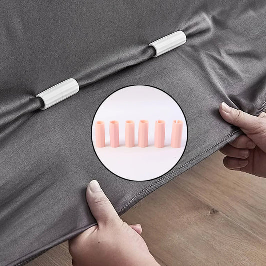 Universal Bed Sheet Holder Clip Set (Pack Of 6) - Zidbik