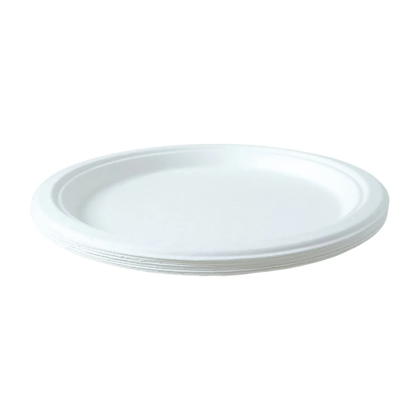Vegnar Disposable Round Food Serving Plate (10 Pc) - Zidbik