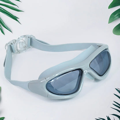 Premium Wide Vision Swimming Goggles With Protective Hard Case (1 Pc) - Zidbik