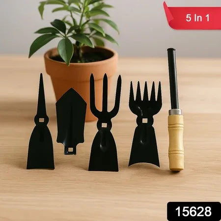 5 In 1 Multipurpose Gardening Hand Tool Set - Zidbik