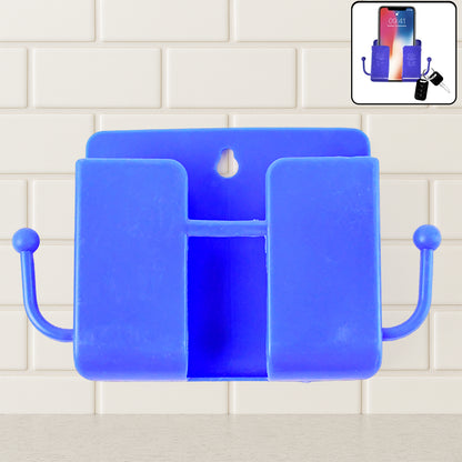 1 Pc Blue Wall Mount Mobile Stand With Hook - Zidbik