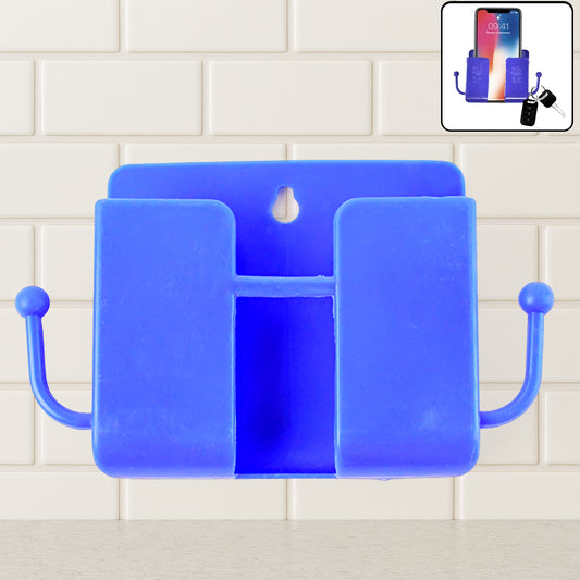 1 Pc Blue Wall Mount Mobile Stand With Hook - Zidbik