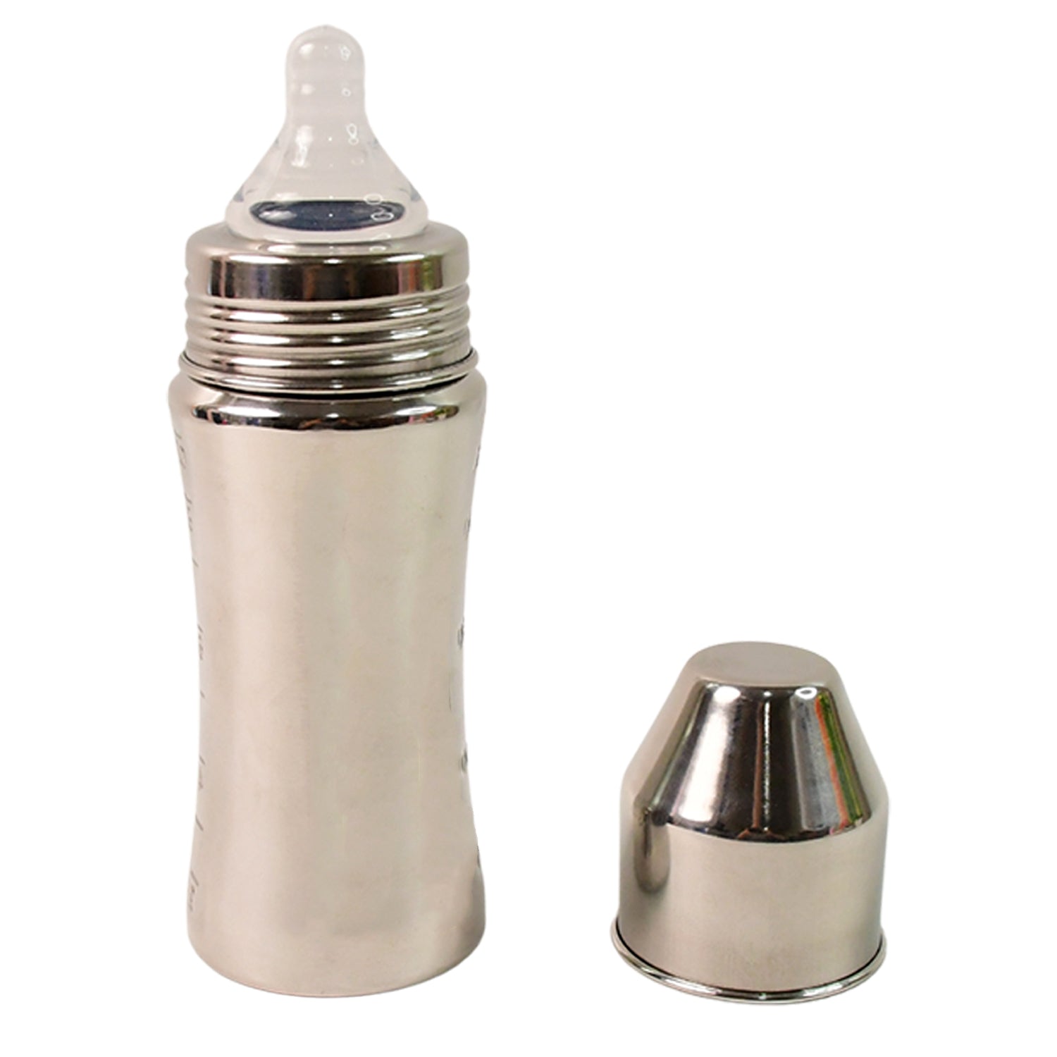Apex Stainless Steel Little Champ Baby Feeding Bottle  (250 Ml) - Zidbik