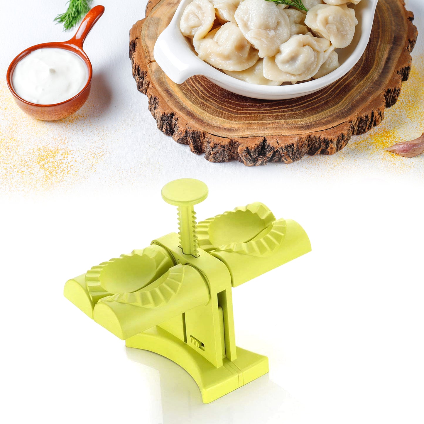 5300 Dumpling Maker Molddouble Head Dumpling Mold Wrap Two At A One Timehousehold Dumpling Maker Mouldeasy-tool For Making Dumplingsdumpling Press Mold Kitchen Accessories - Zidbik
