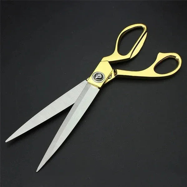 Stainless Steel Tailoring Scissor Sharp Cloth Cutting For Professionals (Golden) - Zidbik