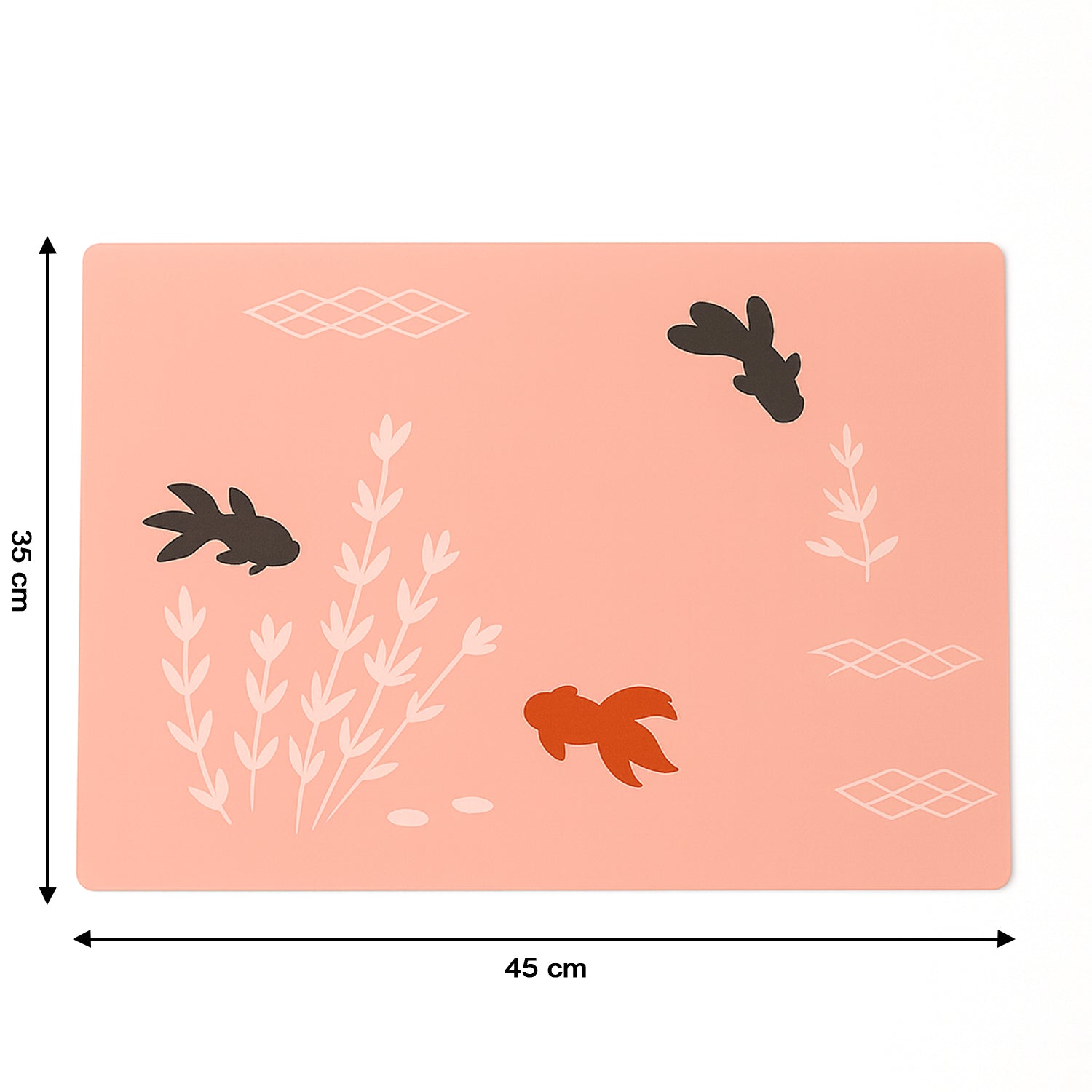 Decorative Dining Table Placemats With Elegant Design (4 Pc  45x35 Cm) - Zidbik