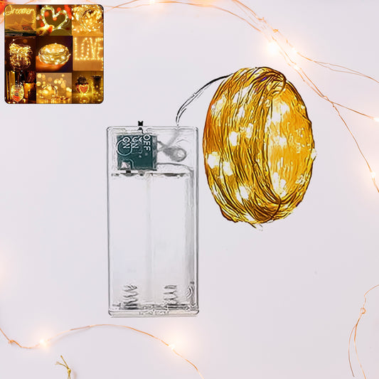 Led Flexible Wire Waterproof Lights For Party (2aa Battery Operated Battery Not Included) - Zidbik