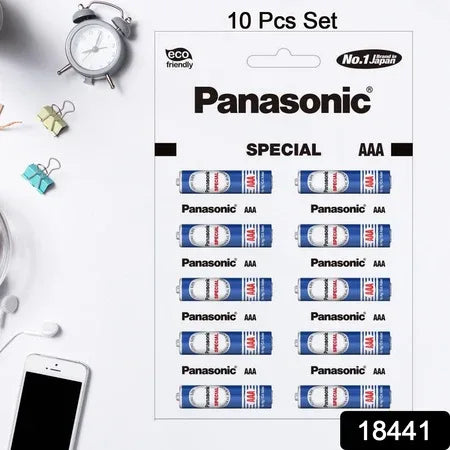 Panasonic Special Aaa Eco Friendly Battery (10 Pcs Set) - Zidbik