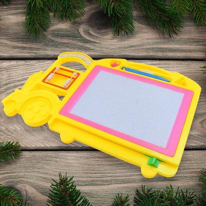 Bus Shape Drawing Writing Slate Board For Kids (1 Pc 32 21 Cm) - Zidbik