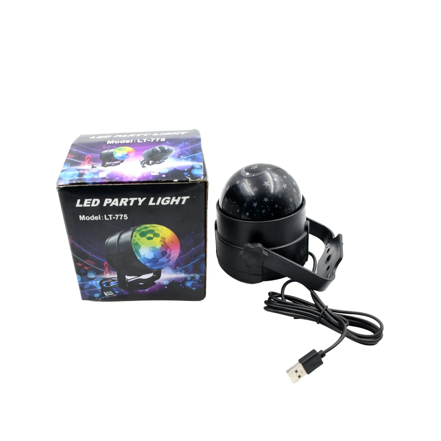 7549 Dj Light Party Disco Light For Home Party Led Disco Ball Colors Pattern Modes Dancing Light For Room Rotating Bulb Magic Lights For Diwali Wedding Holiday Party Party Gift Kids Birthday - Zidbik