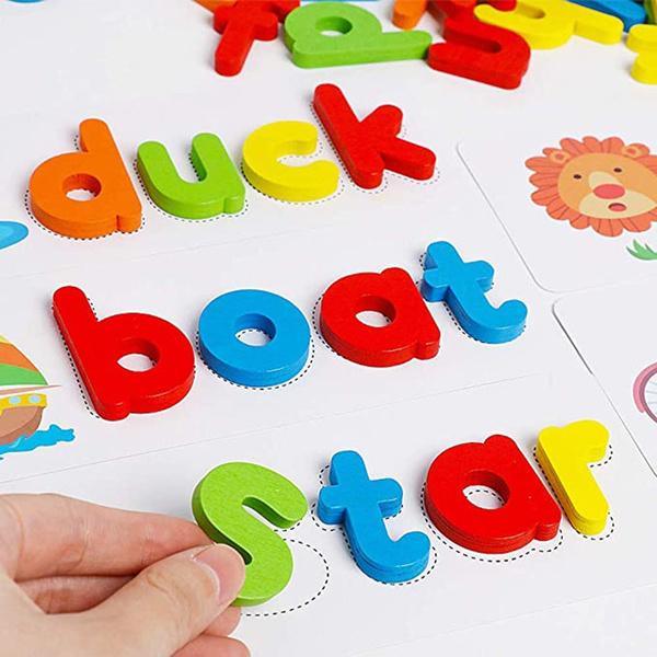 1924 Magnetic Letters To Learn Spelling - Zidbik