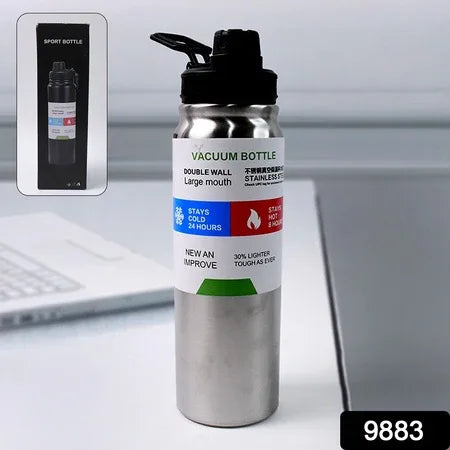 Stainless Steel Double Wall Vacuum-insulated Drink Water Bottle (800 Ml) - Zidbik