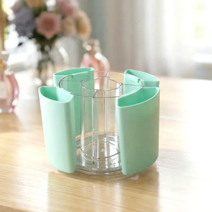 Multipurpose 5 Compartment Rotating Pen Holder (1 Pc) - Zidbik