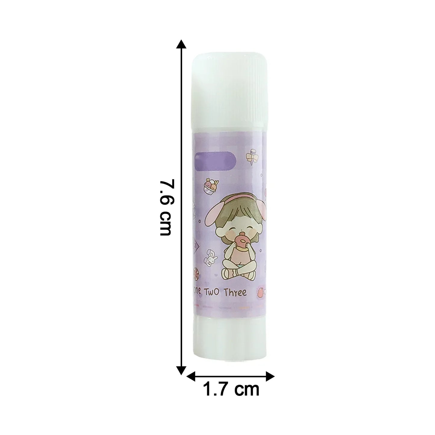 Cartoon-themed Solid Glue Stick Pack Of 5 - Zidbik