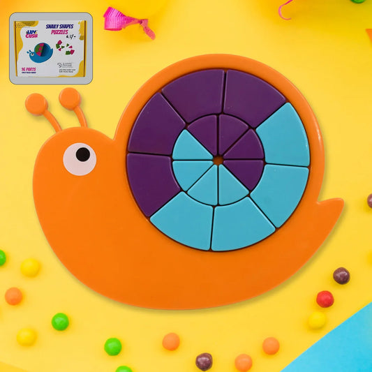 17991 Toys Snail Puzzle Kids Mini Travel Puzzle Games Pre School Toys Develops Motor Reasoning Skills Stem Educational Toy Birthday Gifts 3 - 6 Year Kids Brain Games For Kids Building Blocks For Kids (Mix Color) - Zidbik