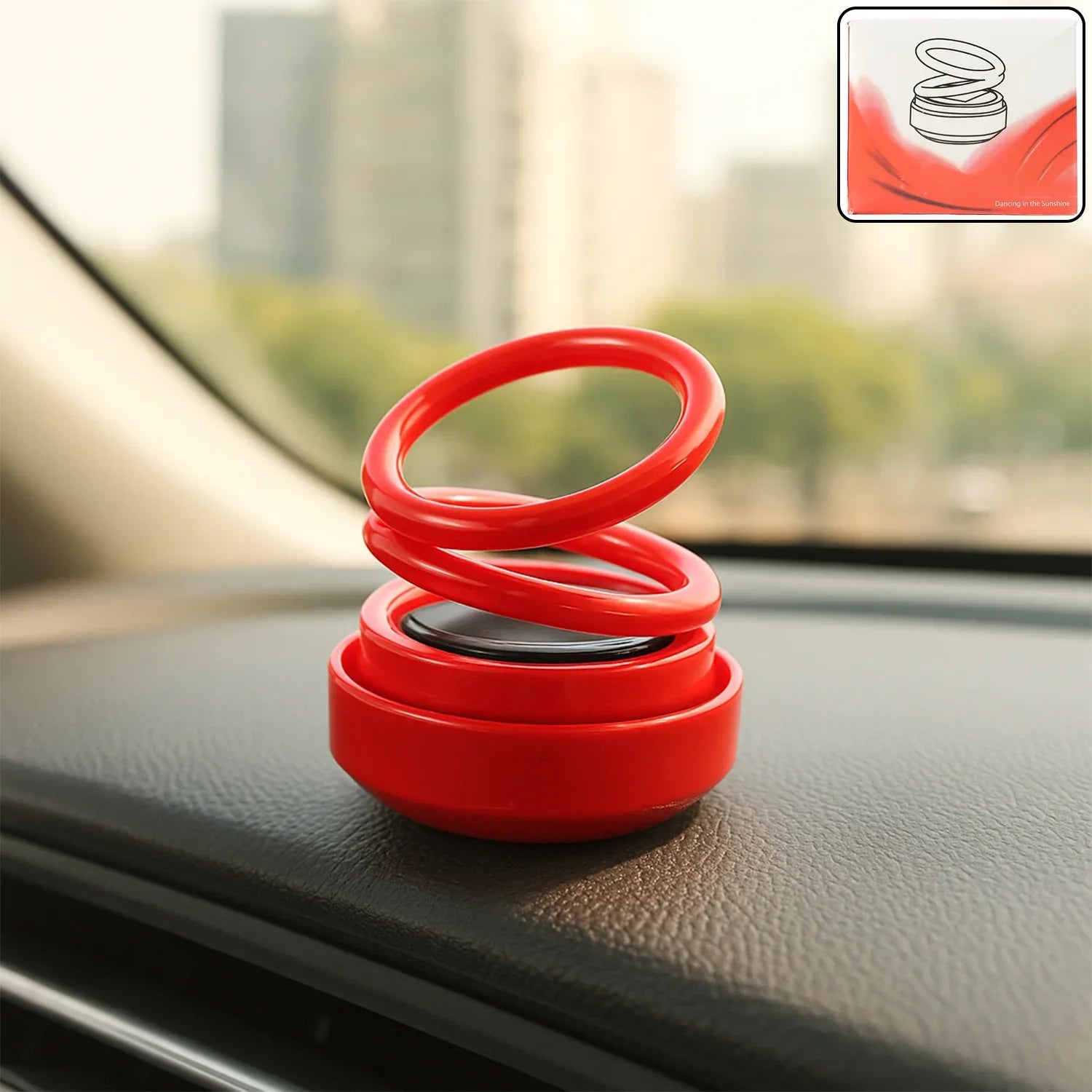 Small Solar Car Aroma Air Freshener (1 Pc) - Zidbik