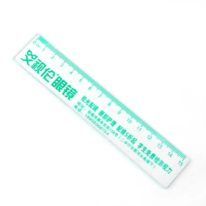 Premium Transparent Plastic Scale 15cm (1 Pc) - Zidbik