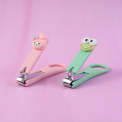 Cute Cartoon Nail Clipper For Kids L (1 Pc Random Design) - Zidbik