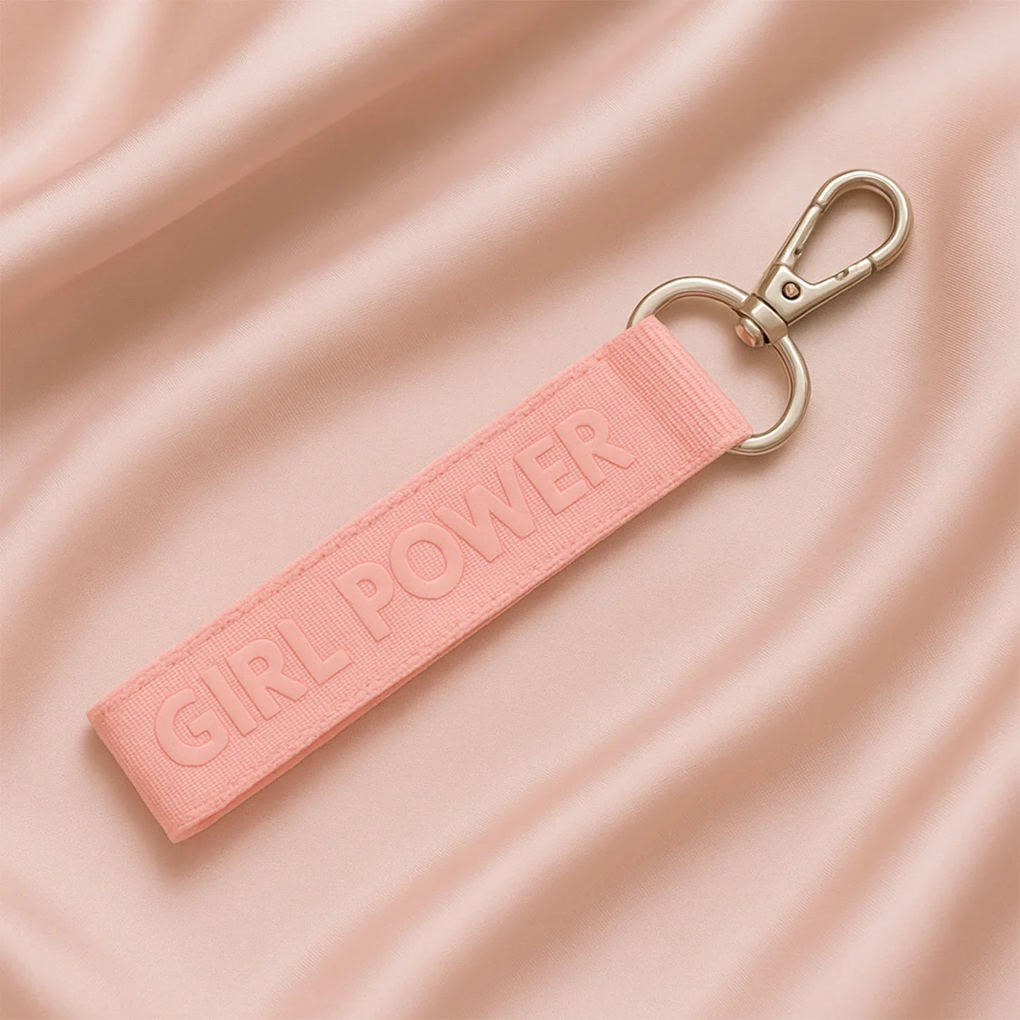 Fabric Ribbon Keychain (1 Pc Mix Color) - Zidbik