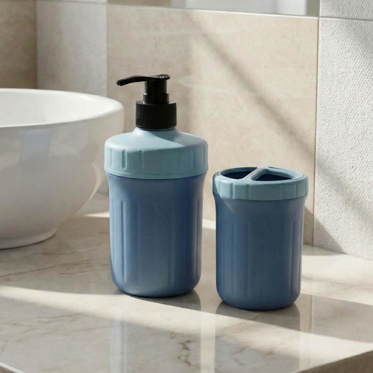 Multipurpose Soap Dispenser With Utility Holder (1 Set) - Zidbik
