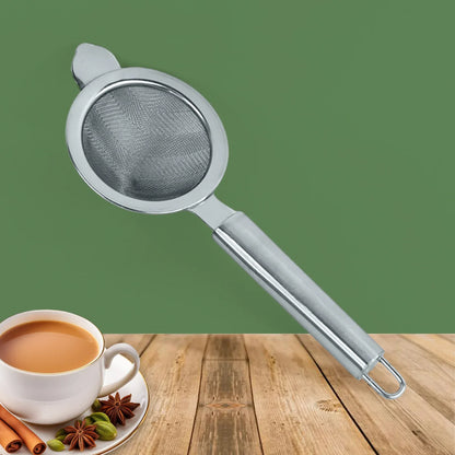 Apex Premium Conical Tea Strainer With Pipe Handle - Zidbik