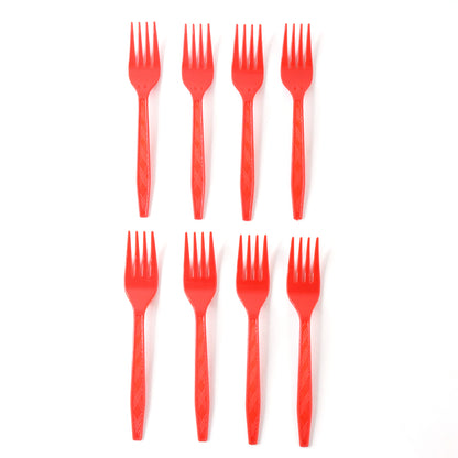 Premium Disposable Plastic Forks (1 Pc) - Zidbik