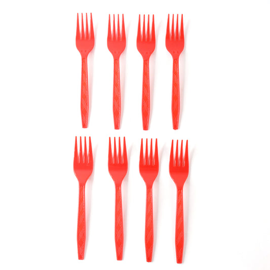 Premium Disposable Plastic Forks (1 Pc) - Zidbik