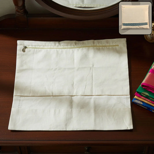Zip Closure Saree Storage Bag (14.516.5 Cm 1 Pc) - Zidbik