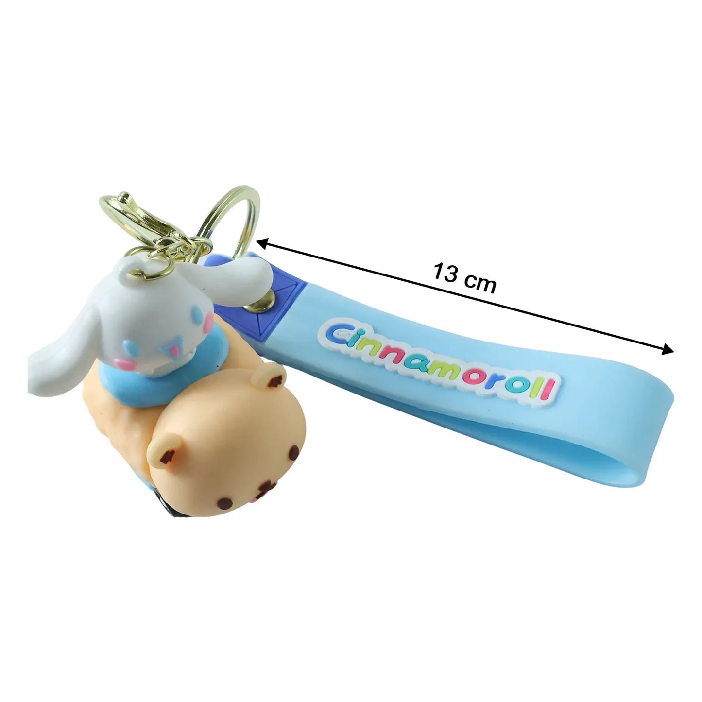 Cute Cartoon Dog Character Silicone Keychain (1 Pc) - Zidbik