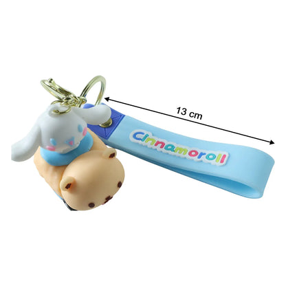 Cute Cartoon Dog Character Silicone Keychain (1 Pc) - Zidbik