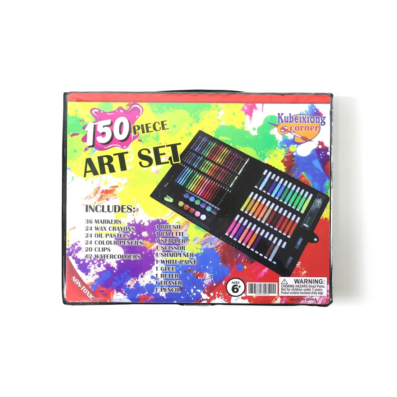 150 Piece Complete Art And Drawing Color Kit - Zidbik