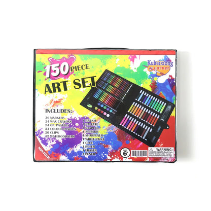 150 Piece Complete Art And Drawing Color Kit - Zidbik