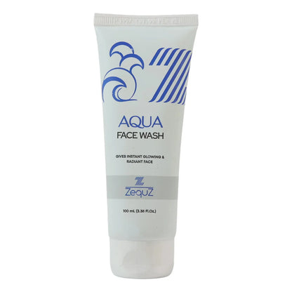 Zequz Aqua Face Wash - (1 Pc 100ml) - Zidbik