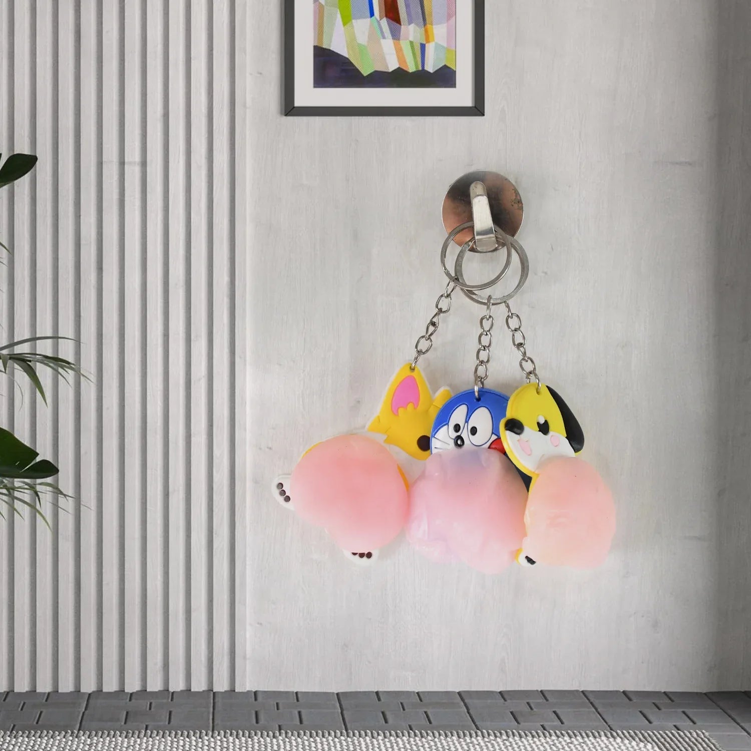 Cartoon Animal Keychain (1 Pc Mix Design) - Zidbik