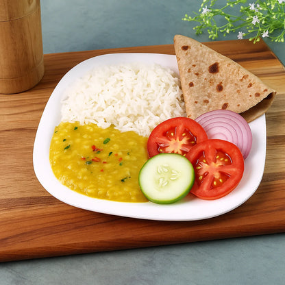 Premium Square Dinner Plate (28 Cm 1 Pc) - Zidbik